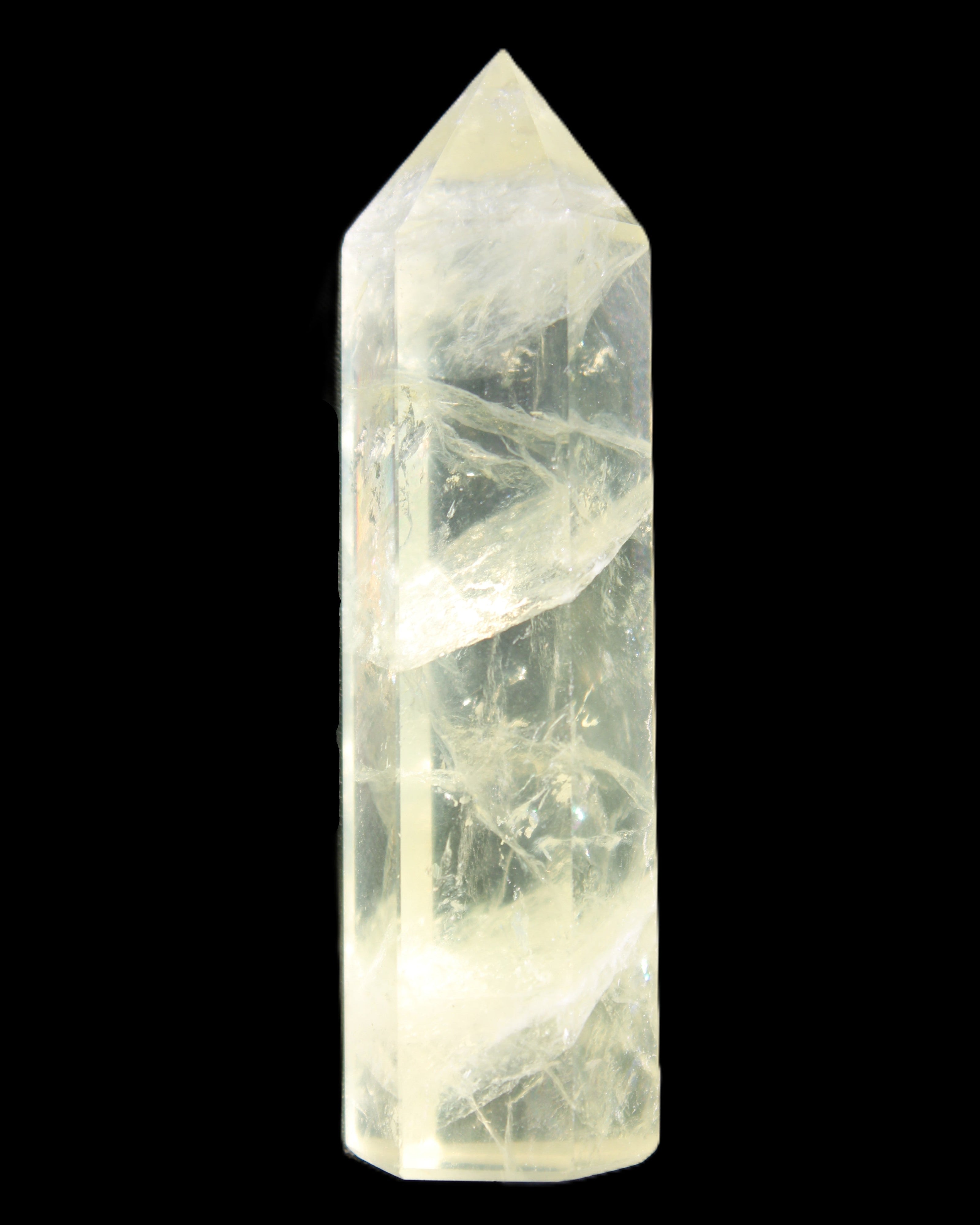 Citrine wand 56mm 22g in sunlight - Rocks and Things Store