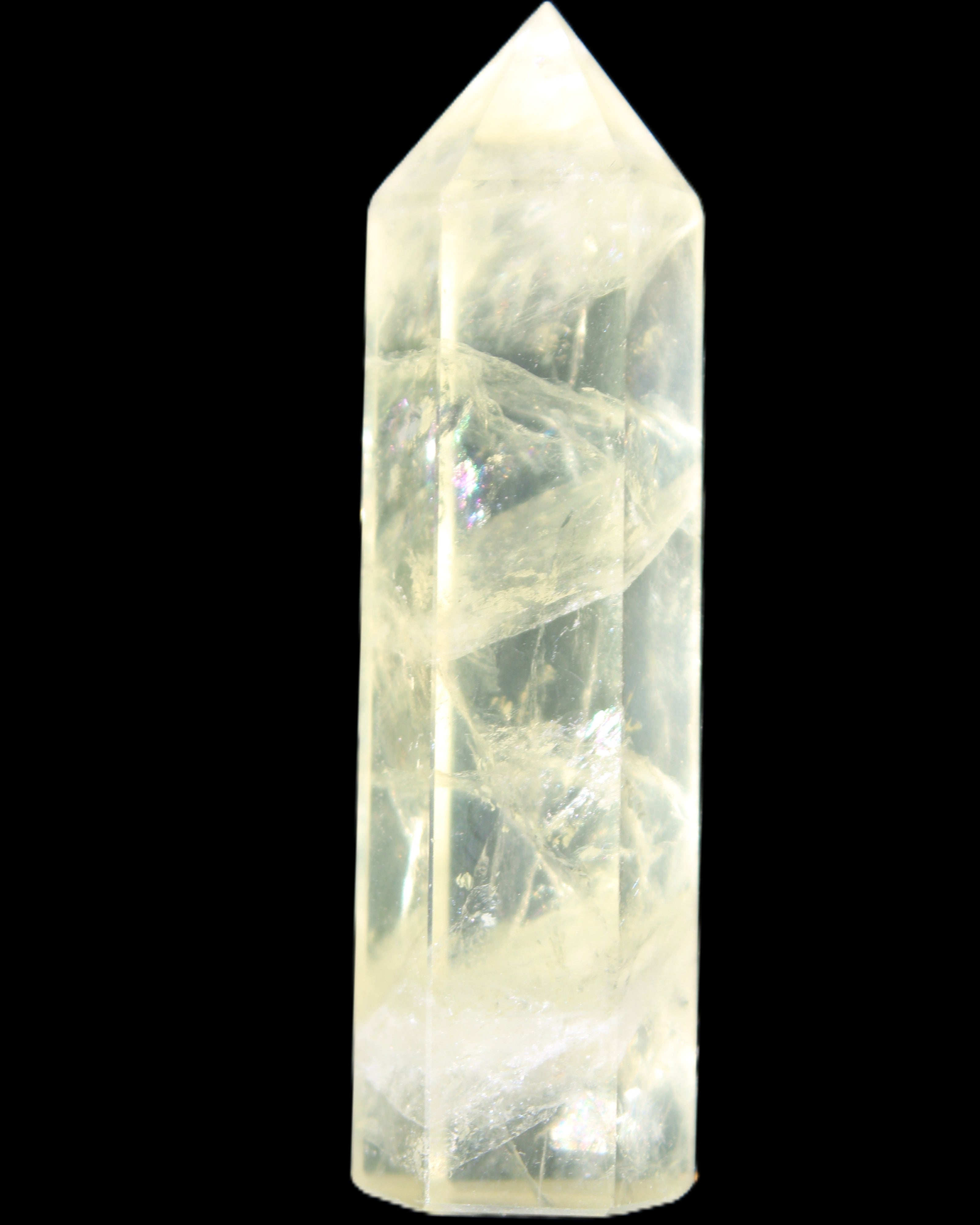 Citrine wand 56mm 22g in sunlight - Rocks and Things Store