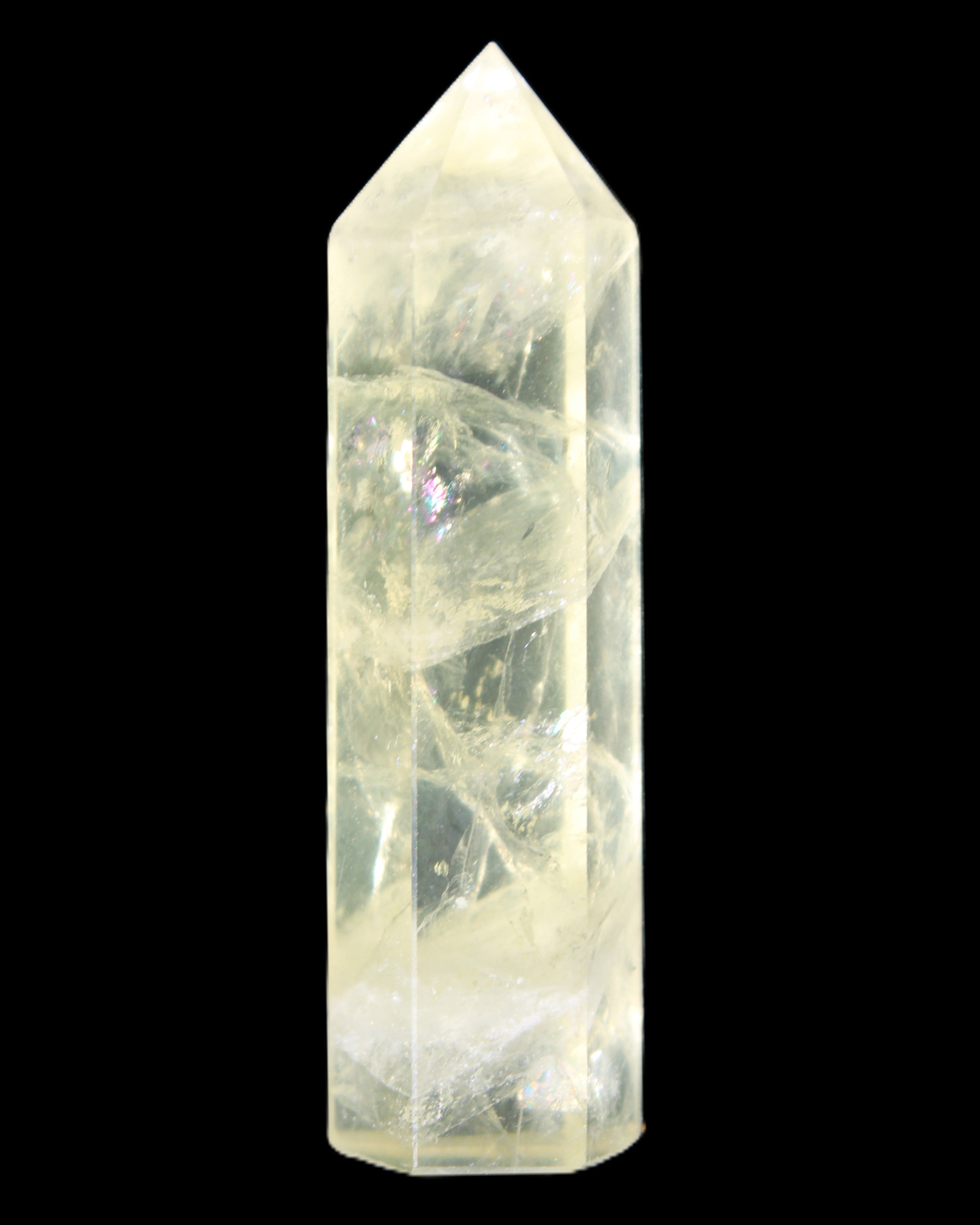 Citrine wand 56mm 22g in sunlight - Rocks and Things Store