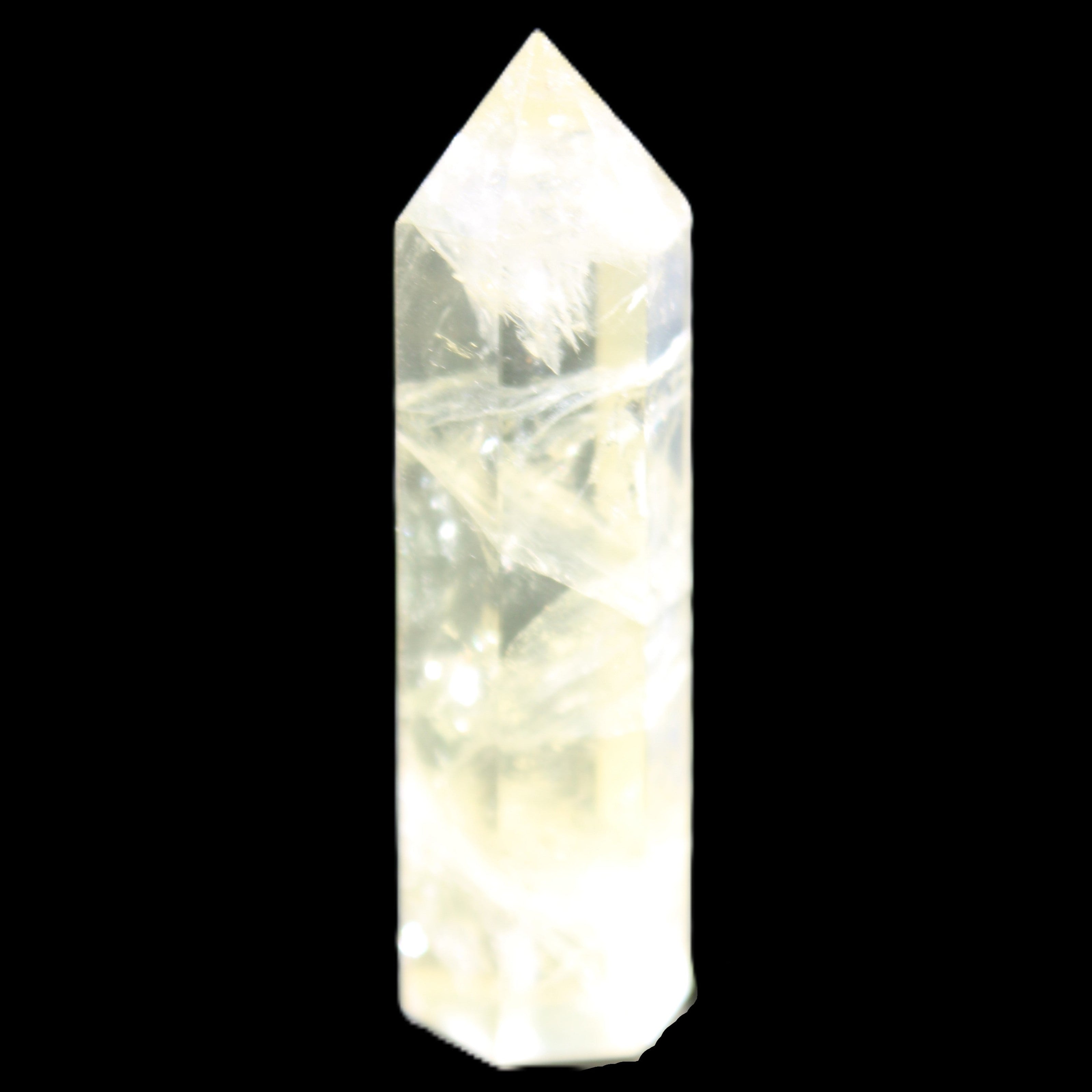 Citrine wand 56mm 22g in sunlight - Rocks and Things Store