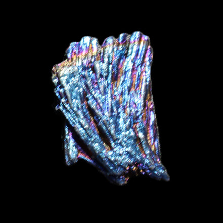 Titanium electroplated Tourmaline feather crystal 5.7g in sunlight - Rocks and Things Store