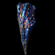 Titanium electroplated Tourmaline feather crystal 5.7g in sunlight - Rocks and Things Store