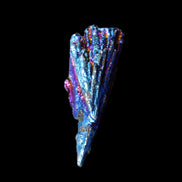 Titanium electroplated Tourmaline feather crystal 5.7g in sunlight - Rocks and Things Store