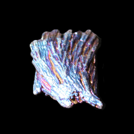 Titanium electroplated Tourmaline feather crystal 5.7g in sunlight - Rocks and Things Store