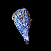 Titanium electroplated Tourmaline feather crystal 8/9g in sunlight - Rocks and Things Store