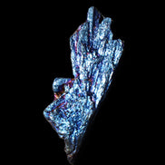 Titanium electroplated Tourmaline feather crystal 8/9g in sunlight - Rocks and Things Store