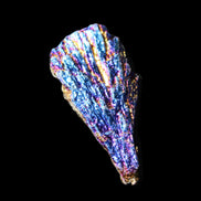 Titanium electroplated Tourmaline feather crystal 8/9g in sunlight - Rocks and Things Store