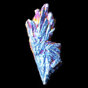 Titanium electroplated Tourmaline feather crystal 8/9g in sunlight - Rocks and Things Store