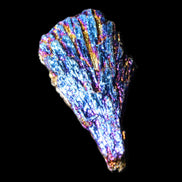 Titanium electroplated Tourmaline feather crystal 8/9g in sunlight - Rocks and Things Store