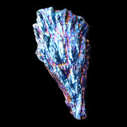 Titanium electroplated Tourmaline feather crystal 8/9g in sunlight - Rocks and Things Store