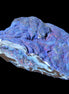Blue dyed Agate geode 51*34*18mm 32g in sunlight - Rocks and Things Store