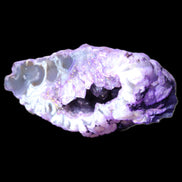Violet dyed Agate geode 47*30*20mm 31g in sunlight - Rocks and Things Store