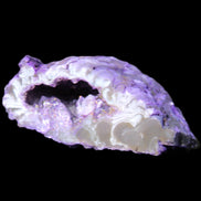 Violet dyed Agate geode 47*30*20mm 31g in sunlight - Rocks and Things Store