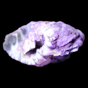 Violet dyed Agate geode 47*30*20mm 31g in sunlight - Rocks and Things Store