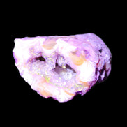Violet dyed Agate geode 33*39*23mm 28g in sunlight - Rocks and Things Store
