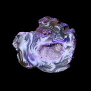 Violet dyed Agate geode 37*30*18mm 24g in sunlight - Rocks and Things Store