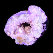 Violet dyed Agate geode 45*34*27mm 34g in sunlight - Rocks and Things Store