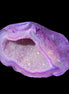 Violet dyed Agate geode 43*27*21mm 20g in sunlight - Rocks and Things Store
