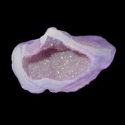 Violet dyed Agate geode 43*27*21mm 20g in sunlight - Rocks and Things Store