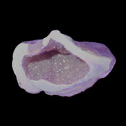 Violet dyed Agate geode 43*27*21mm 20g in sunlight - Rocks and Things Store