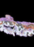 Violet dyed Agate geode 54*20*33mm 31g in sunlight - Rocks and Things Store