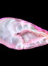 Magenta dyed Agate geode 41*22*14mm 20g in sunlight - Rocks and Things Store