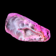 Magenta dyed Agate geode 41*22*14mm 20g in sunlight - Rocks and Things Store