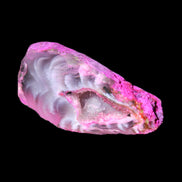Magenta dyed Agate geode 41*22*14mm 20g in sunlight - Rocks and Things Store