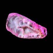 Magenta dyed Agate geode 41*22*14mm 20g in sunlight - Rocks and Things Store