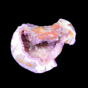 Violet dyed Agate geode 37*28*22mm 21g in sunlight - Rocks and Things Store