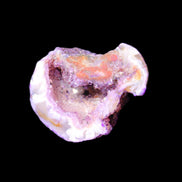 Violet dyed Agate geode 37*28*22mm 21g in sunlight - Rocks and Things Store