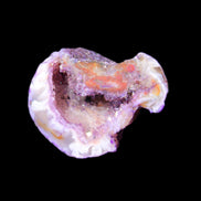 Violet dyed Agate geode 37*28*22mm 21g in sunlight - Rocks and Things Store
