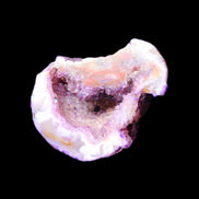 Violet dyed Agate geode 37*28*22mm 21g in sunlight - Rocks and Things Store