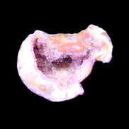 Violet dyed Agate geode 37*28*22mm 21g in sunlight - Rocks and Things Store