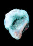 Green dyed Agate geode 44*38*12mm 29g in sunlight - Rocks and Things Store