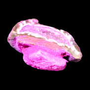 Magenta dyed lumpy Agate geode 46*28*27mm 42g in sunlight - Rocks and Things Store