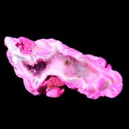 Magenta dyed Agate geode 52*24*16mm 15.5g in sunlight - Rocks and Things Store