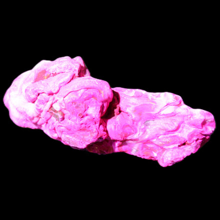 Magenta dyed Agate geode 52*24*16mm 15.5g in sunlight - Rocks and Things Store