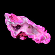 Magenta dyed Agate geode 52*24*16mm 15.5g in sunlight - Rocks and Things Store