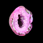 Magenta dyed Agate geode 38*30*40mm 45g in sunlight - Rocks and Things Store
