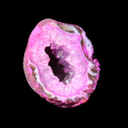 Magenta dyed Agate geode 38*30*40mm 45g in sunlight - Rocks and Things Store