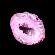 Magenta dyed Agate geode 38*30*40mm 45g in sunlight - Rocks and Things Store