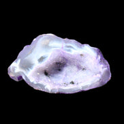 Violet dyed Agate geode 44*25*19mm 21g in sunlight - Rocks and Things Store