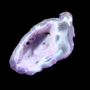 Violet dyed Agate geode 44*25*19mm 21g in sunlight - Rocks and Things Store