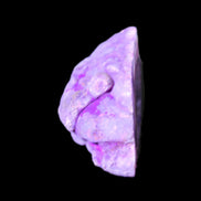 Violet dyed Agate geode 44*25*19mm 21g in sunlight - Rocks and Things Store