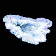 Blue dyed Agate geode 42*30*28mm 22g in sunlight - Rocks and Things Store