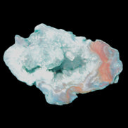 Green dyed Agate geode 44*28*20mm 22g in sunlight - Rocks and Things Store