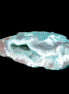 Green dyed Agate geode 45*15*22mm 21g in sunlight - Rocks and Things Store