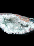Green dyed Agate geode 51*33*35mm 35g in sunlight - Rocks and Things Store