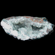 Green dyed Agate geode 51*33*35mm 35g in sunlight - Rocks and Things Store
